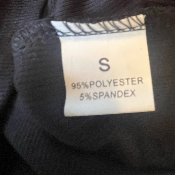 Ribbed Thick Strap Low Cut Tight Slim Fitted Sporty Workout Tank Tops Sz S - Picture 5 of 5